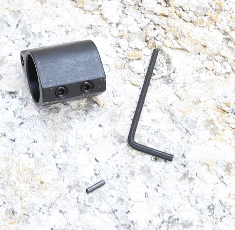 

NEW .750 556 5.56 223 Steel Low Profile Micro Rifle Gas Block + Roll Pin