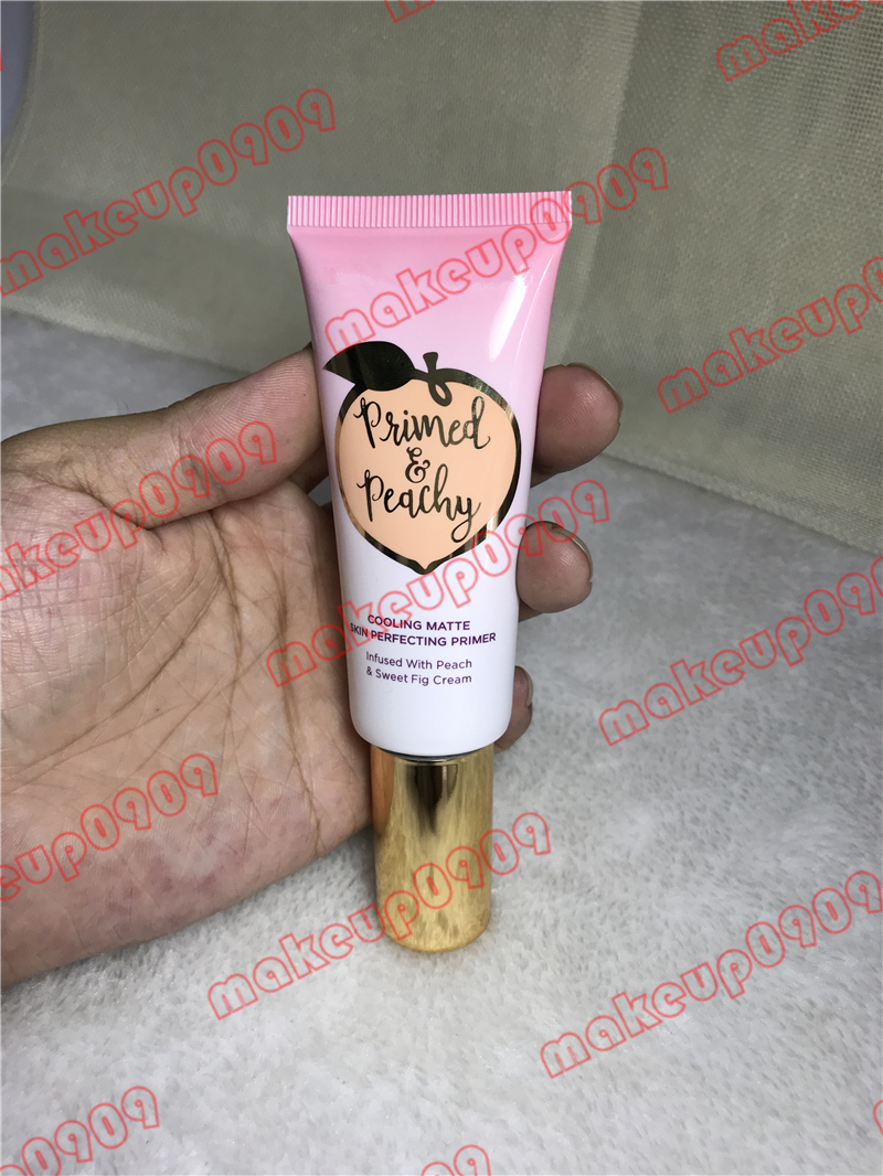 

to face peach Primed Peachy Cooling Matte Skin Perfecting Primer Primed Infused with Peach & Sweet Fig Cream epacket free shipping