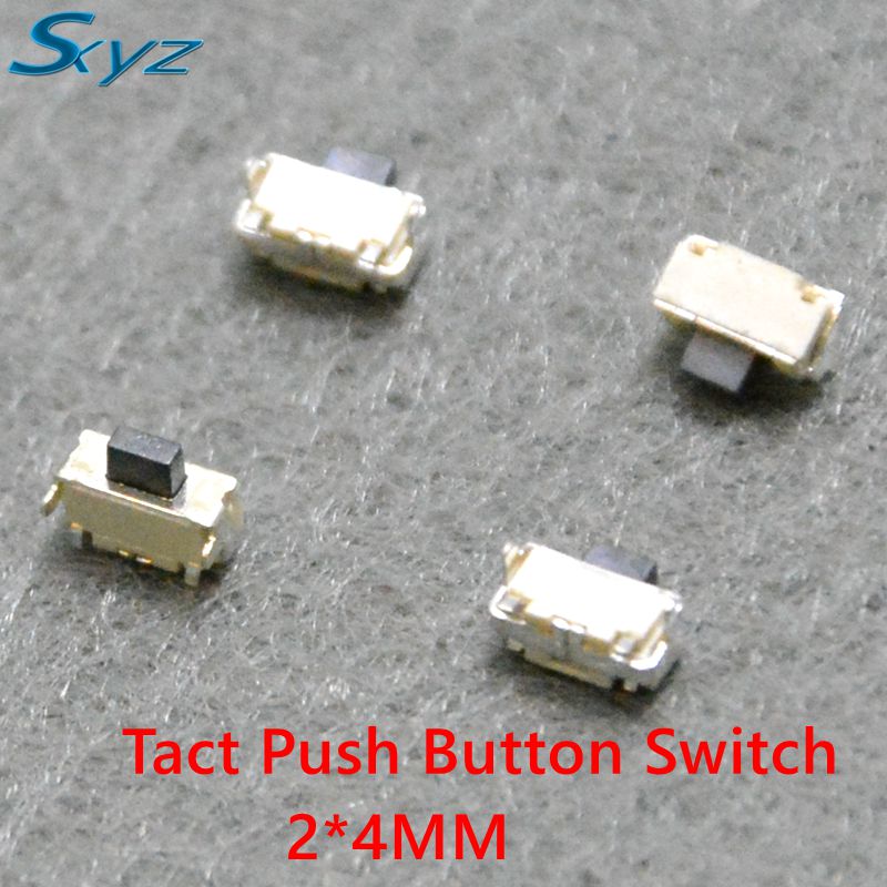 100pcs 3x6x2.5mm Bouton Tactile De Bouton-poussoir De Tact Switch Micro Switch Cms