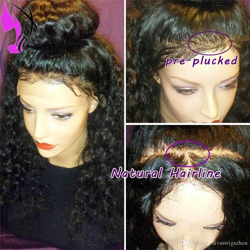 

Hot Selling free part loose Curly Wigs Black full density short Synthetic Lace Front Wig with baby hair