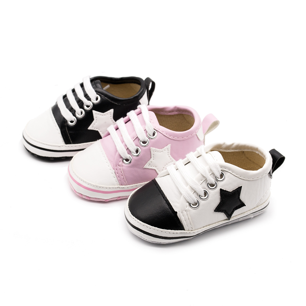 

New Baby first walker Shoes soft soled Newborn Shoes Comfortable Girls Baby Sneakers Kids Toddler Shoes, Mixed color