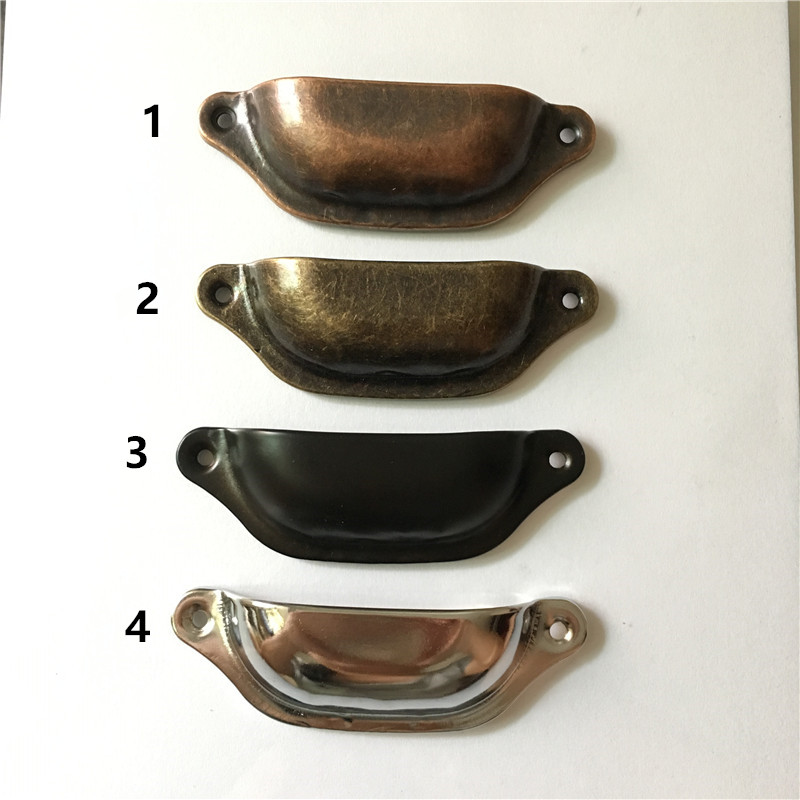 Pack de 6 Acier Rétro Vintage Shell creuses Tirez Armoire Commode Tiroir Armoire