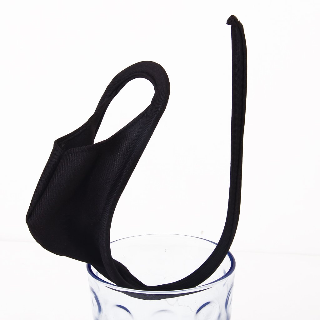 

Hot Men's Opening C-String Strapless Lingerie Underwear Thong - Black, As pic