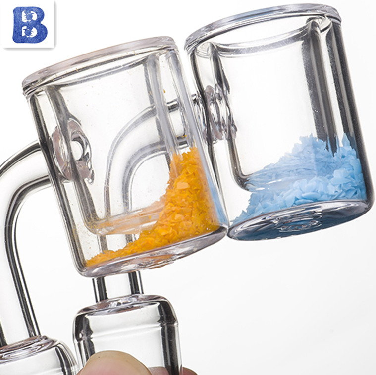 

Colorful Quartz Banger Thermochromic sand thermal banger bucket 10mm 14mm 18mm Male Female quartz bangers For Glass Bong Dab Rig