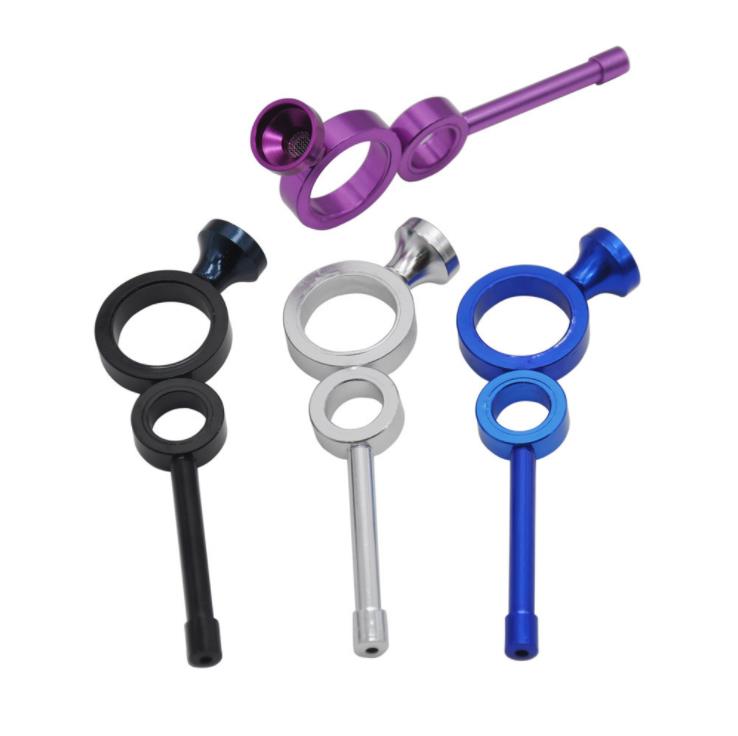 

2018 metal pipe, two circles of pipe, pipe, aluminum alloy portable pipe.