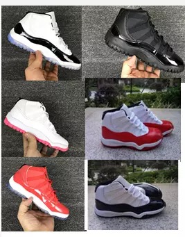 

Kids XI Space Jam Basketball Shoes Big Children Boys Girls Preschool 72-10 Concord Bred Black Red White Sport Trainer Sneaker, Pink