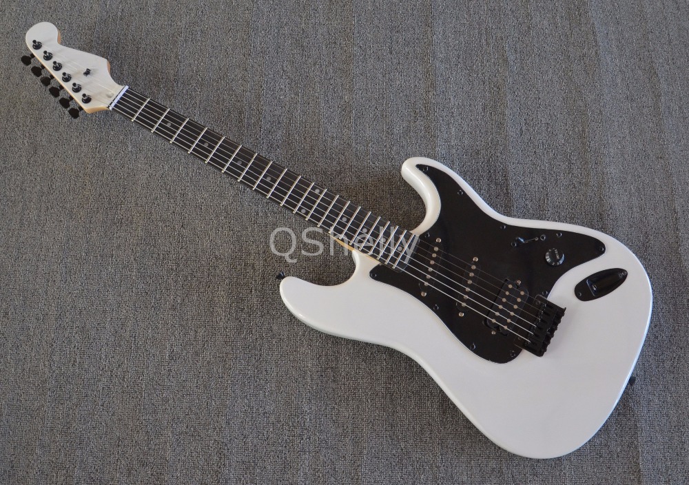 

Custom Shop White San Dimas ST Electric Guitars Alder Body, Slanted Neck & Middle Single Coil Pickups SSH Black Hardware