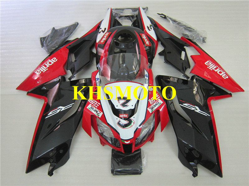 

Injection mold Fairing kit for Aprilia RS125 06 07 08 09 10 11 RS 125 2006 2011 Red black Fairings set AA06, Multi-color