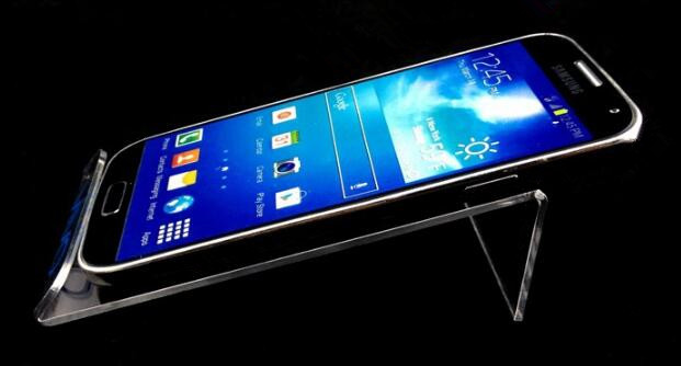 

Free shipping 10pcs Universal acrylic mobile cell phone display stand Digital products holder jewelry/watch display rack