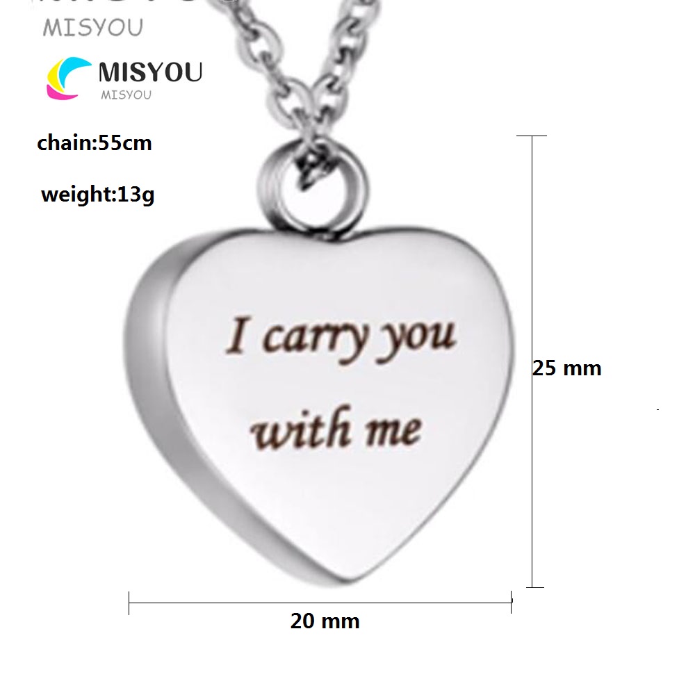 

Custom-made stainless steel peach heart funeral cremation casket necklace pendant fashion jewelry