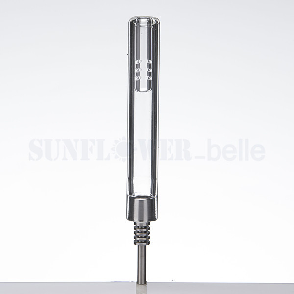 

Smoke 10mm Drey Nectar Collector Set mini kit with grade 2 titanium nail male joint NC 685