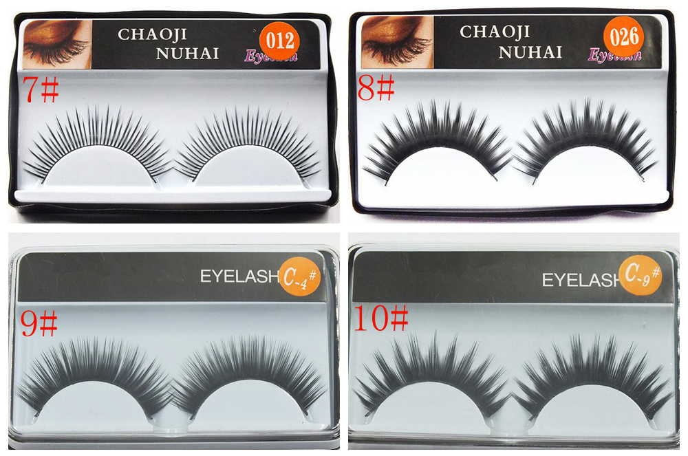

10 Style Natural false eyelashes Sootiness Makeup Eye Lashes Thick False Extension False Eyelash Beauty Hot EEA105