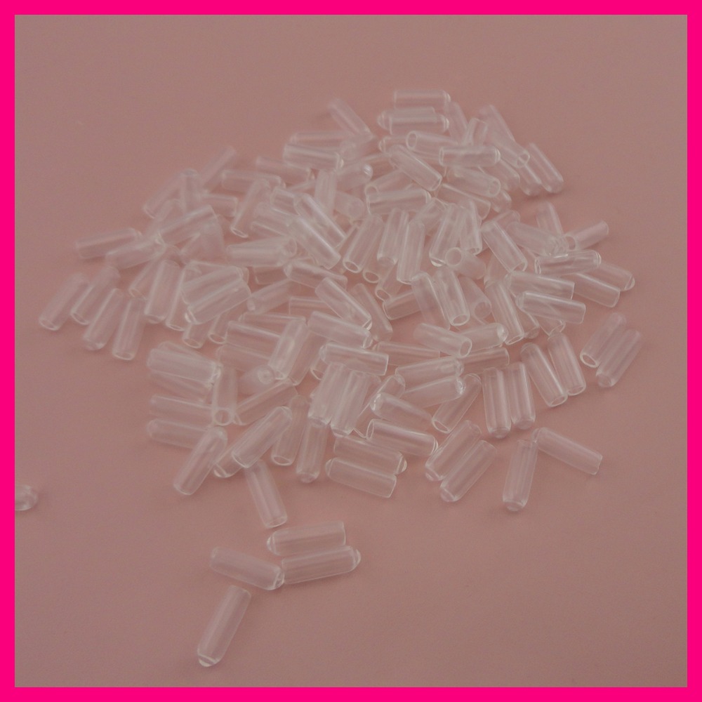 200PCS 15mm*5mm Medium Size Clear Rubber tips for the end of 5mm,6mm Metal headbands to protect from hurt,Hairbands ends-image-428444094