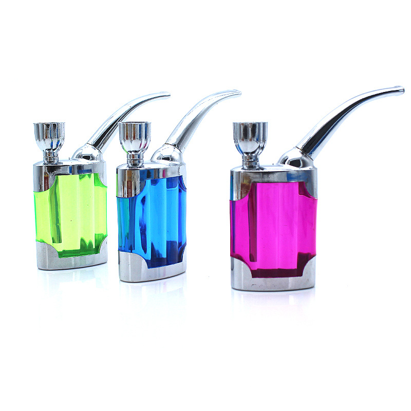 

colorful Cheap mini colorful plastic water bong pipe protable Acrylic tobacco water bong pipe for smoking