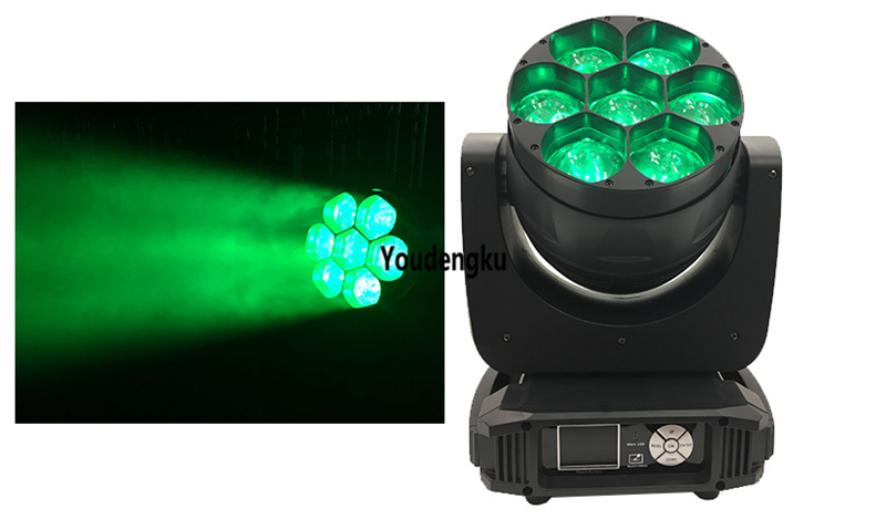 10pcs lyre wash avec zoom 7 x 40w rgbw osram led beam moving head light moving head b eye-image-425283297