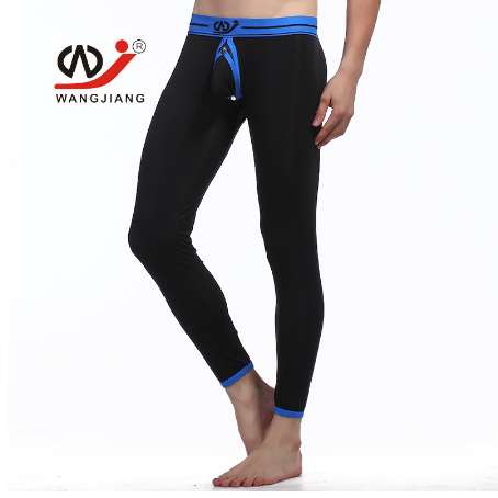 

men long johns mens warm pants thin elastic line of men's fashion cotton sexy gay underwear tight legging long Johns