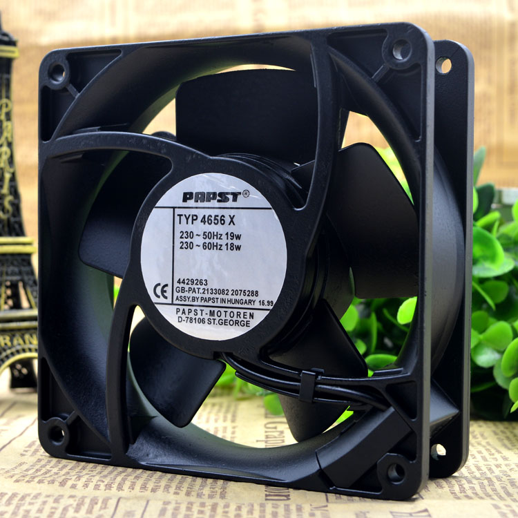 Original papst typ 4650x 12038 12cm 120mm AC 230v 19w cooling fan