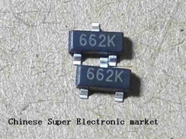 

100pcs XC6206P332MR (662K) 3.3V 0.5A Positive Fixed LDO Voltage Regulator SOT-23