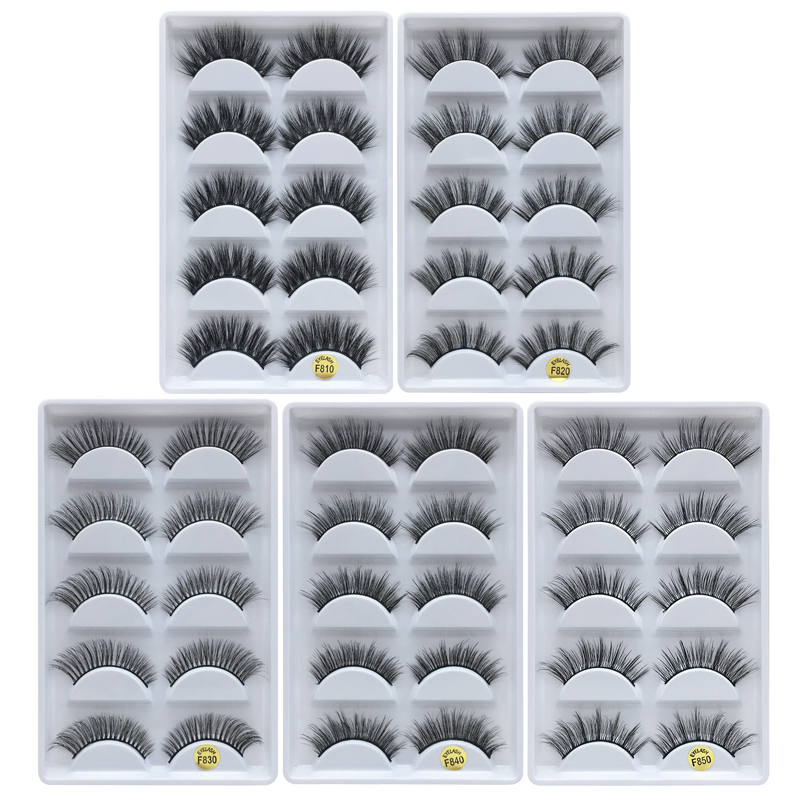 

5pairs/lot mink eyelashes 3d mink lashes natural long mink eyelashes 3d false eyelashes full strip eye lashes