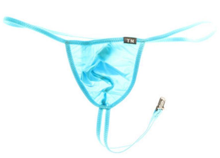 ACSUSS Mens Silky Satin Sissy Knickers Open Penis Sheath Panties Gay Underwear