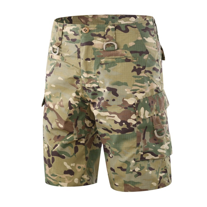 

2018 Men' Tactical Shorts Army Quick-dry Loose Cargo Shorts SWAT Paintball Camo Multiple Pockets Casual Short Pants, Gray