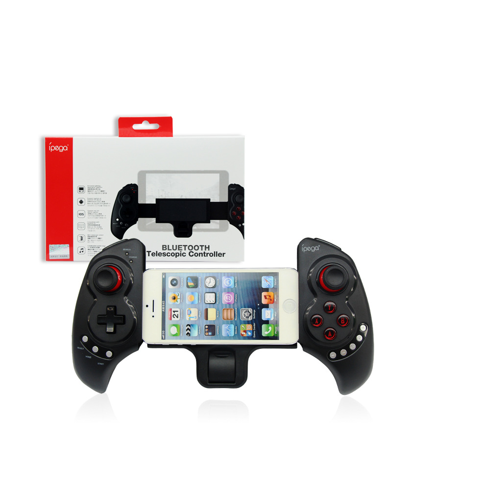 

PG9023 Telescopic Stretch Bracket Bluetooth Wireless Game Controller Gamepad Joystick with Stand for IOS 7 Plus Android