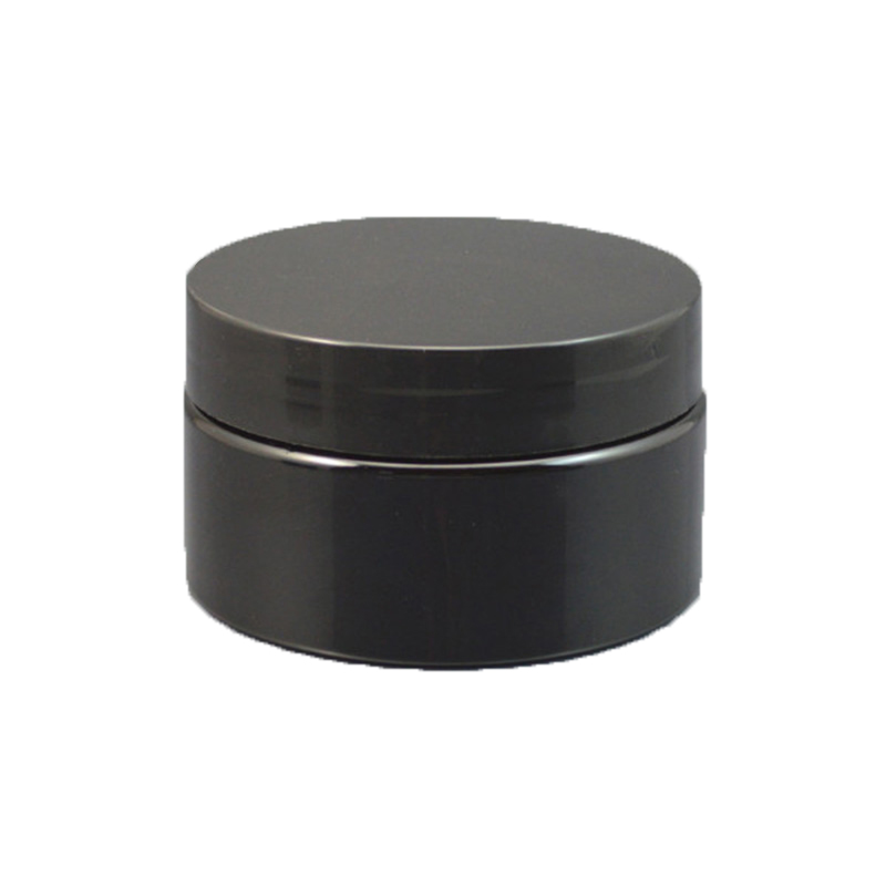 50pcs 100g 100ml 3.5oz Black Plastic jar pot lid PET jar round plastic containers for cosmetics empty cream balm refillable jars-image-433526044