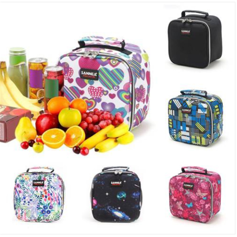 

Free shipping Wholesales 2019 Functional Insulated Lunch Box Bag Picnic Zip Pack Waterproof Storage Handbag