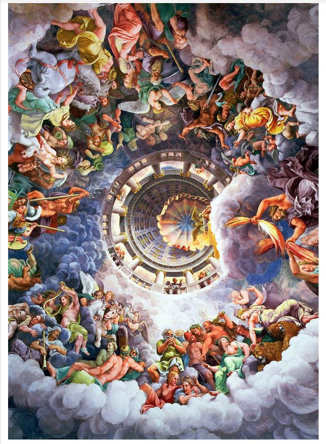 

Wholesale-Custom 3d wallpaper for walls 3d ceiling wallpaper murals Religion Sky Clouds Angels European Art Zenith Frescoes ceiling mural, Custom any size