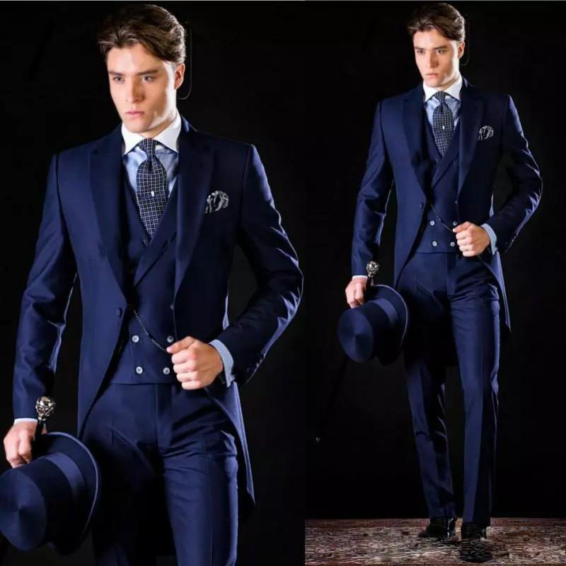 Costumes de créateurs pour hommes sur mesure trois pièces smokings de marié pour les mariages meilleurs costumes d'homme avec une qualité supérie
