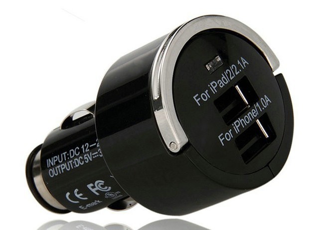 Black car charger