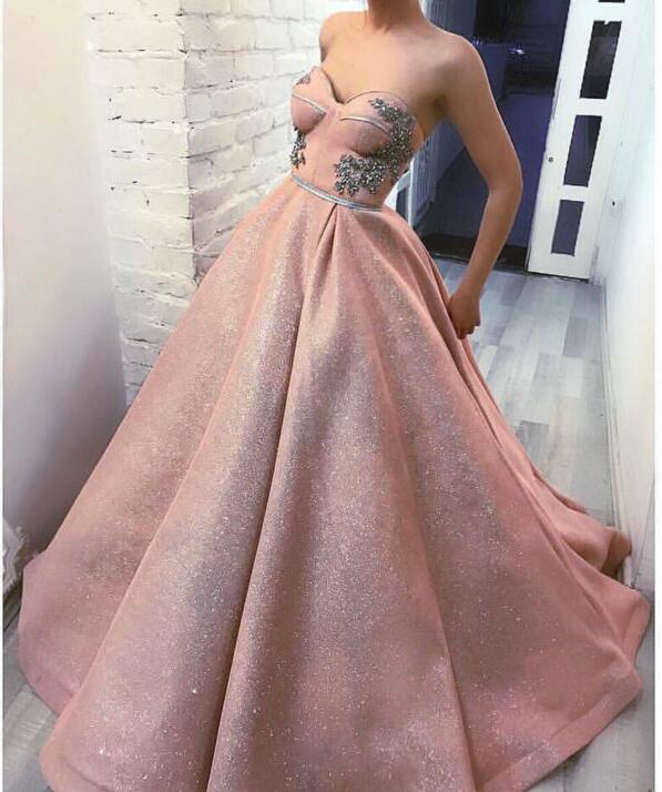 

Evening dress Yousef aljasmi Kim kardashian Sweetheart Pink Ball gown Long dress Almoda gianninaazar ZuhLair murad Ziadnakad 0052, Same with picture