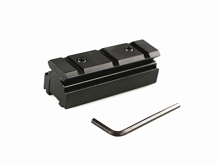

Tactical Black 11mm to 20mm Weaver Rail Scope Mount Rifle Base Adapter Converter