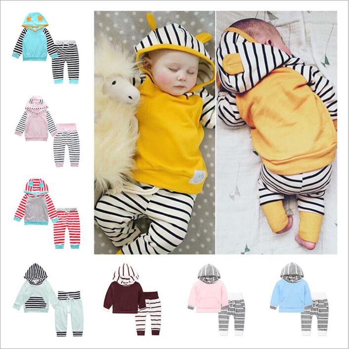 

Baby Clothes Ins Kids Outfits Girls Floral Suits Cotton Coat Pants Boys Striped Camo Fashion Long Sleeve Hoodies Pants Kids Clothing B3760, Remark your choices(01--37)