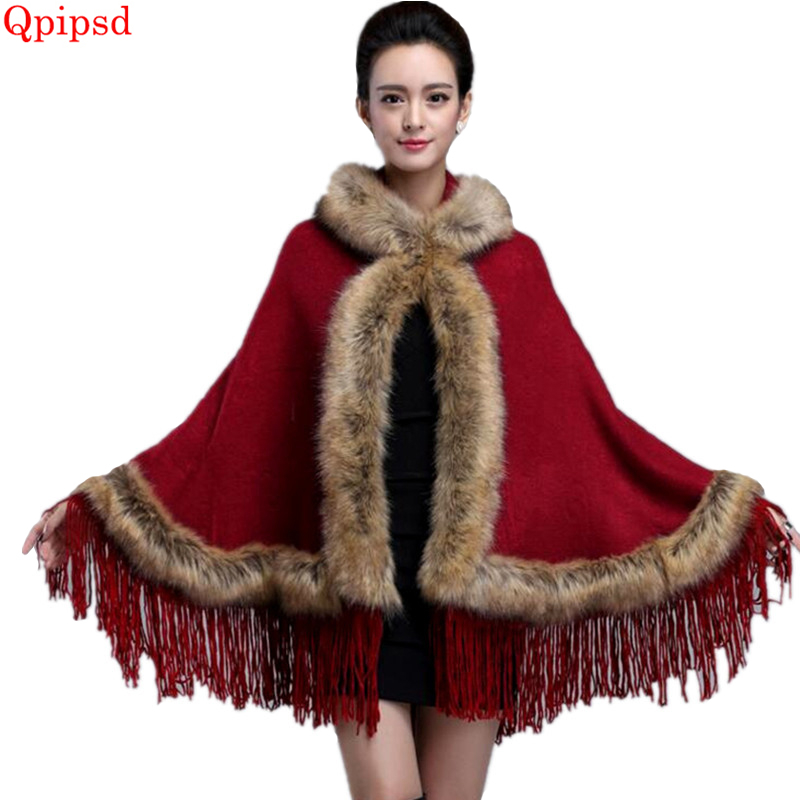fur lined shawl