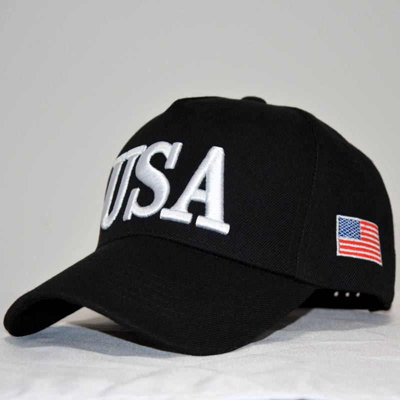 

2017 New Hats Brand Basketball Cap USA Flag Caps Men Women Baseball Cap thickening USA, Red