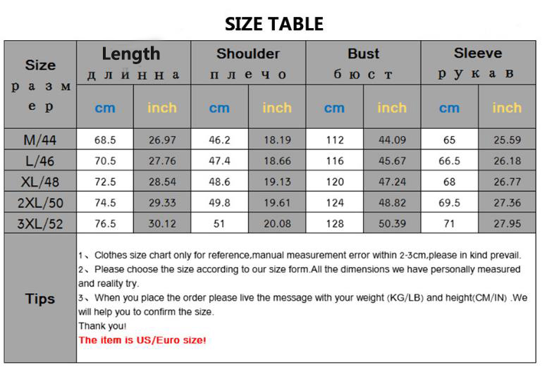 men's european sizes to us clothing