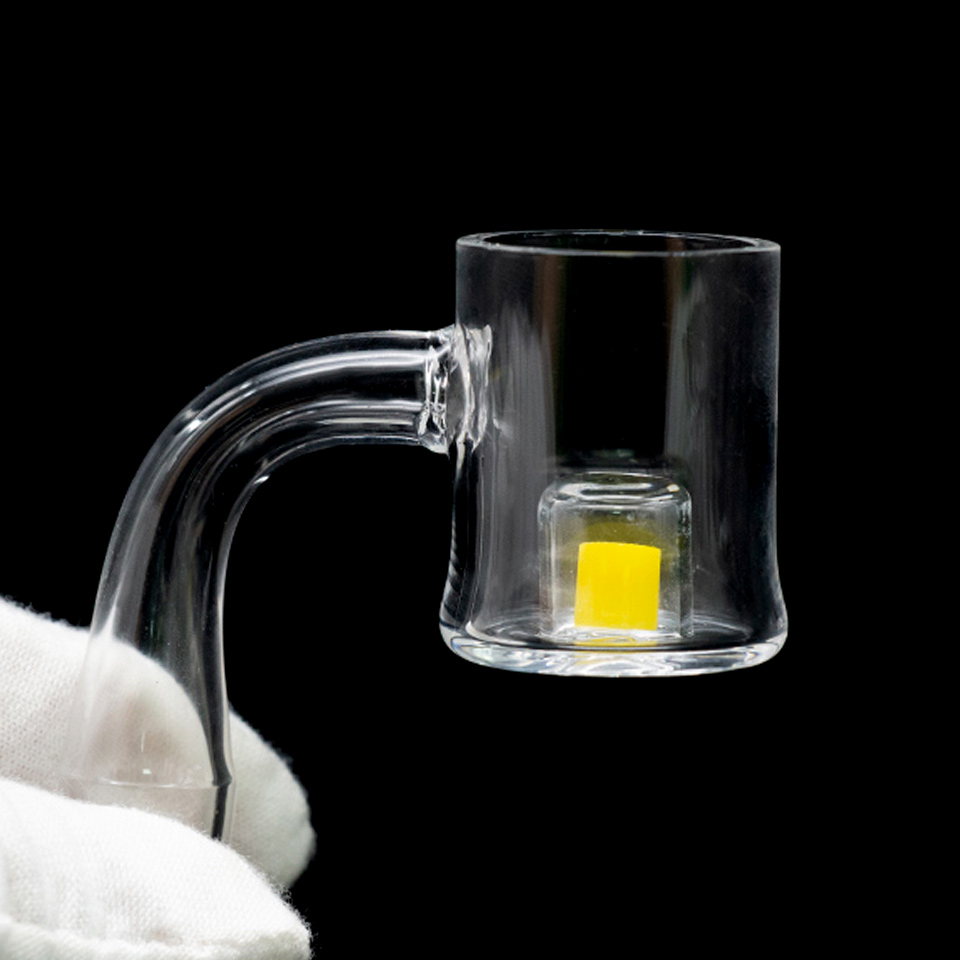 

Thermochromic Core Reactor Banger 100% real quartz 25mm XL nails Cadmium Bucket For Hookahs Beaker Bong Glass water pipe