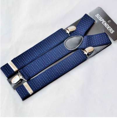

Men's gallus business men jacquard weave braces with firmly clips 4 versions 3.5cm wide
