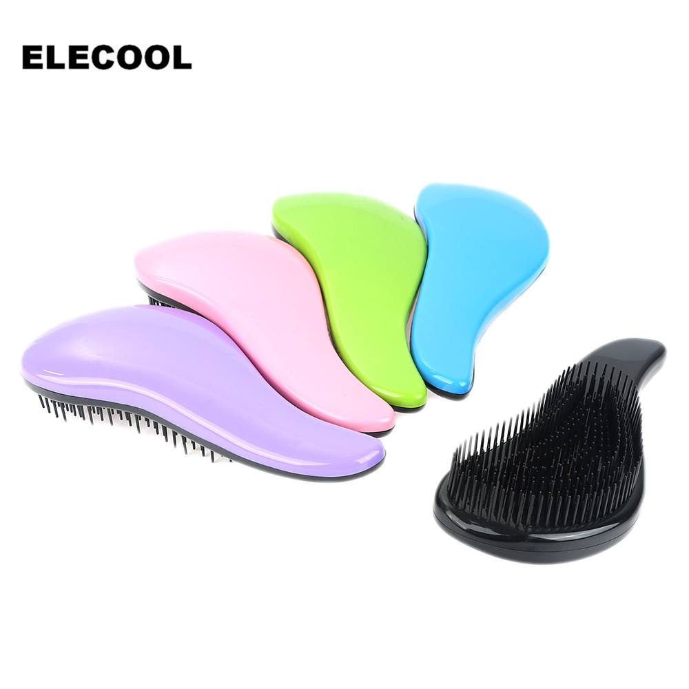 

ELECOOL Large 1Pcs Anti-Static Hair Brush Comb Professional Detangle Hair Brush Comb escova de cabelo Styling Tool For Women