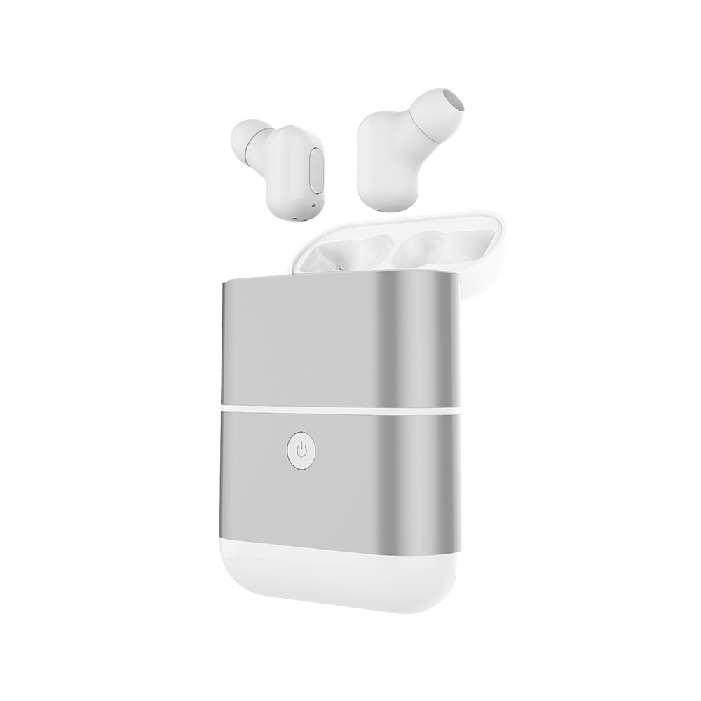 

Dual ear Bluetooth stereo small invisible Mini earphone waterproof and resistant large capacity battery wireless charging for mobile phones