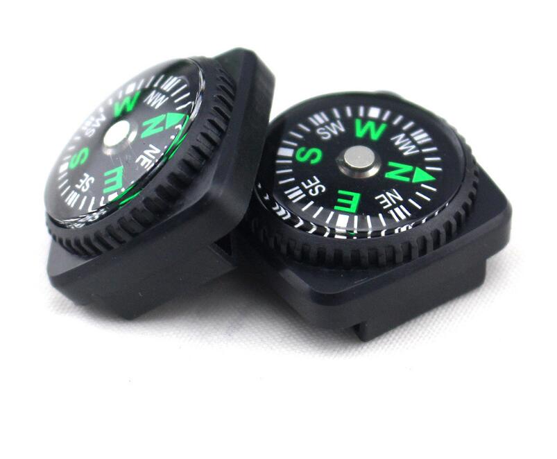 40mm Schwarz Pocket Kompass für Outdoor Wandern Camping Überleben Werkzeug