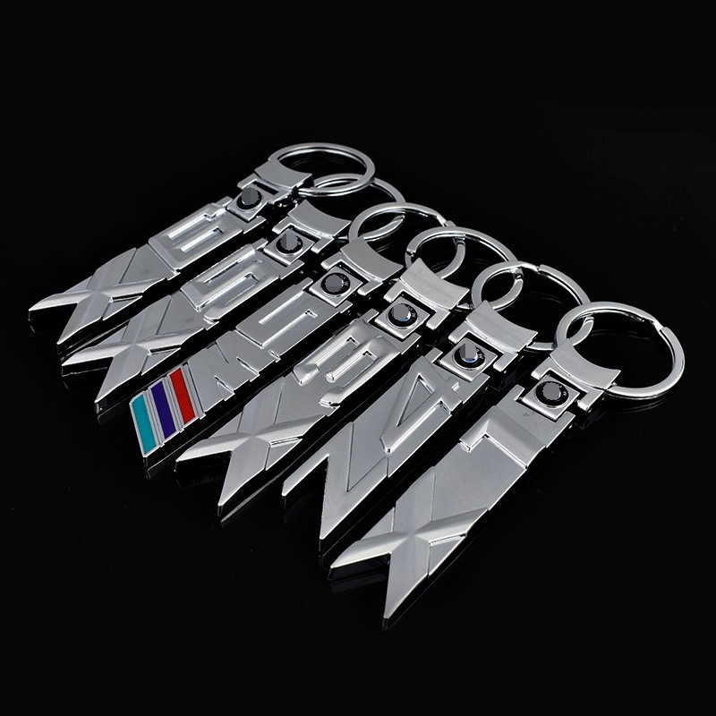 

3D Metal ///M Logo Car Keychain Key Chain Keyring Key Ring For BMW X5 X3 M3 M5, As pic