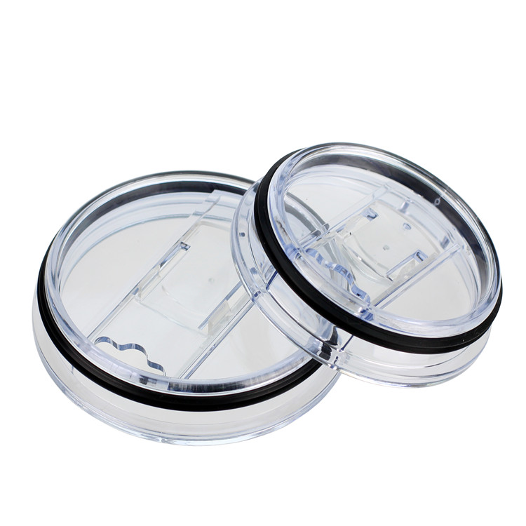 

Newest Food Grade PP 20/30 Ounce Splash Spill Proof Clear Mugs Cups Lid Replacement Fit Vacuum Lid For Brand Cup