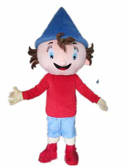 

2018 High quality Good vision and good Ventilation an adult noddy boy mascot costume for adult to wear, Green