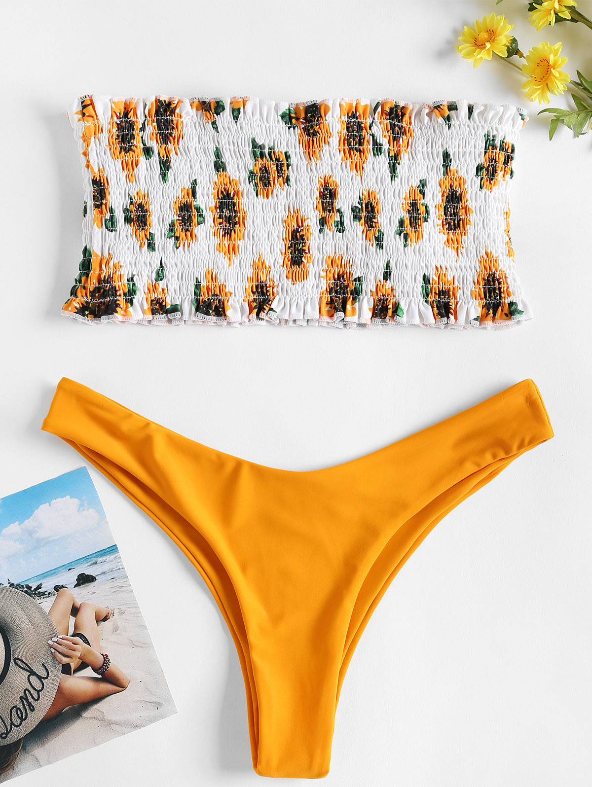 sunflower bathing suit