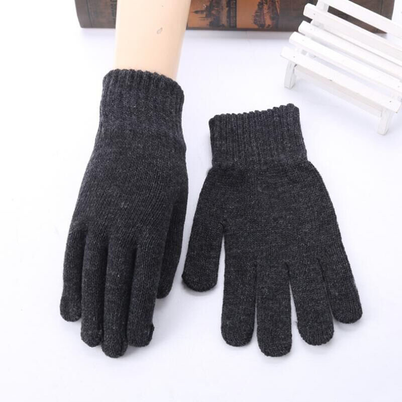 Reino Unido Para Hombre De Cuero Negro Nuevo Real Calentadores De Brazo Guantes De Invierno Mitones Vestido de Moda