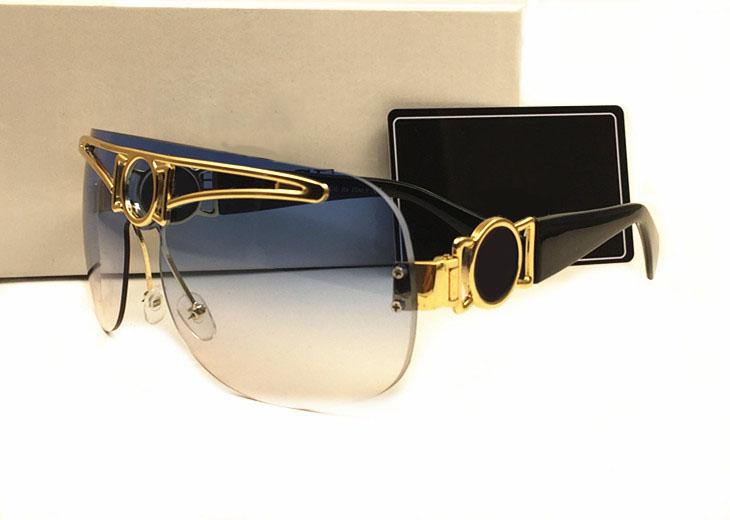 Wholesale 2018 Summer Style Italy Brand Designer Metal Gold Frames Medusa Sunglasses Men Women ...