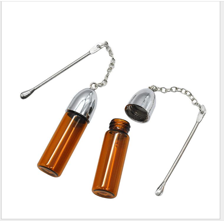 

57MM Medium Metal Pipe Metal Snuff Bottle Box Yanju Storage Bottle