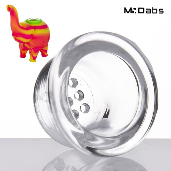 

Newest High borosilicate Glass Bowl smoking accessories for Elephant Silicone Smoking Pipe hand pipe Hookah Bongs at mr_dabs